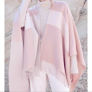 SOIA & KYO Woven Scarfigan with Fringe